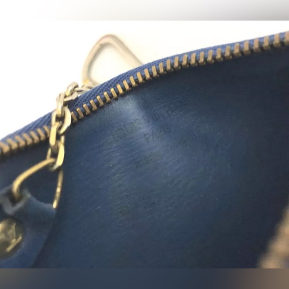 Louis Vuitton Epi Pochette Cles Leather Wallet Coin Purse - blue - Picture 7 of 8
